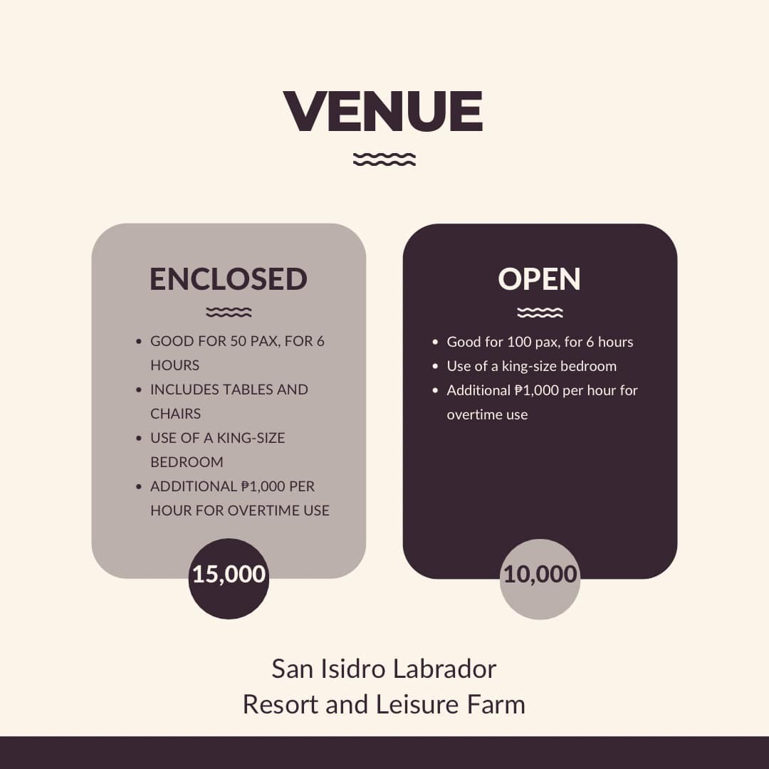 Venue Package